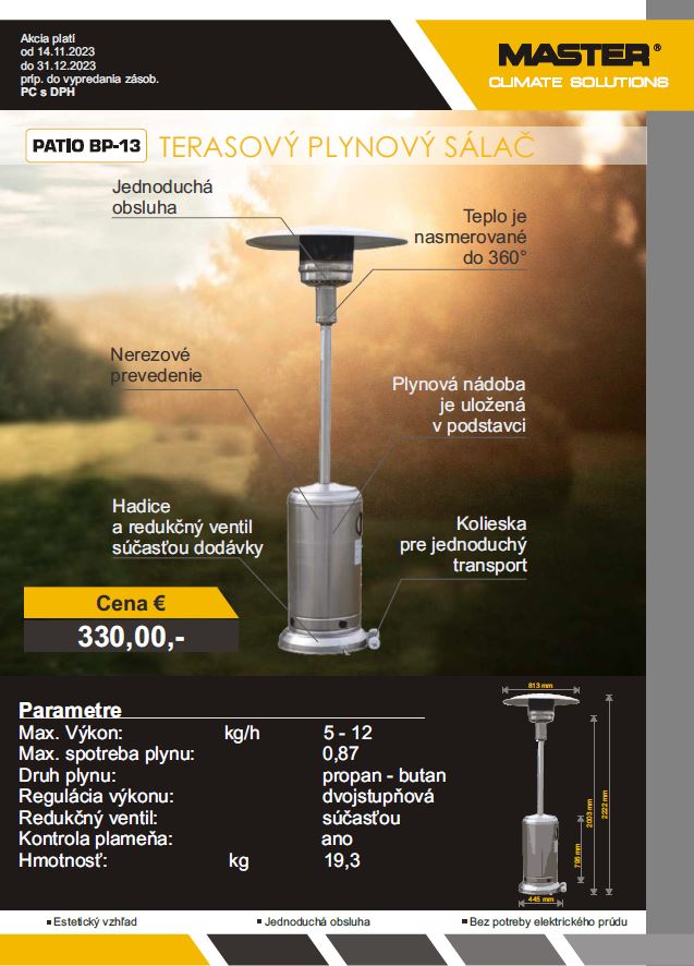 <strong>MASTER</strong><br>PATIO-BP13